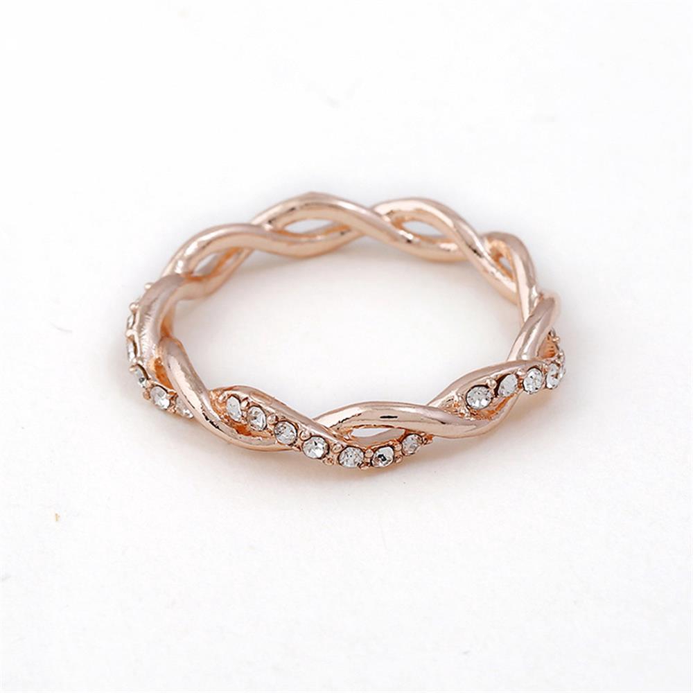 Party Band Shape Women charm | Thin Twisted Ring Twisted