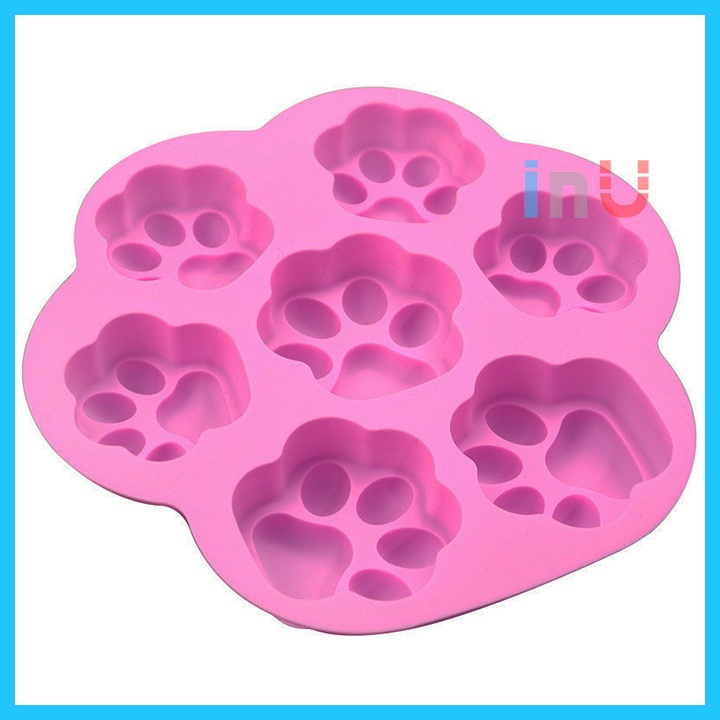 HCM - Khuôn silicon chân mèo, chân chó làm pudding rau câu, đổ socola, làm xà bông handmade cute