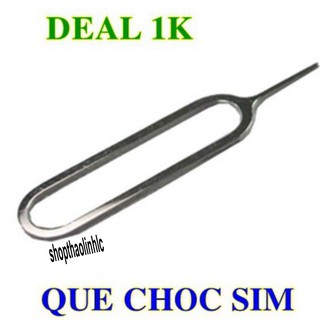 [DEAL 1K] QUE CHỌC SIM INOX - CÂY CHỌC SIM INOX