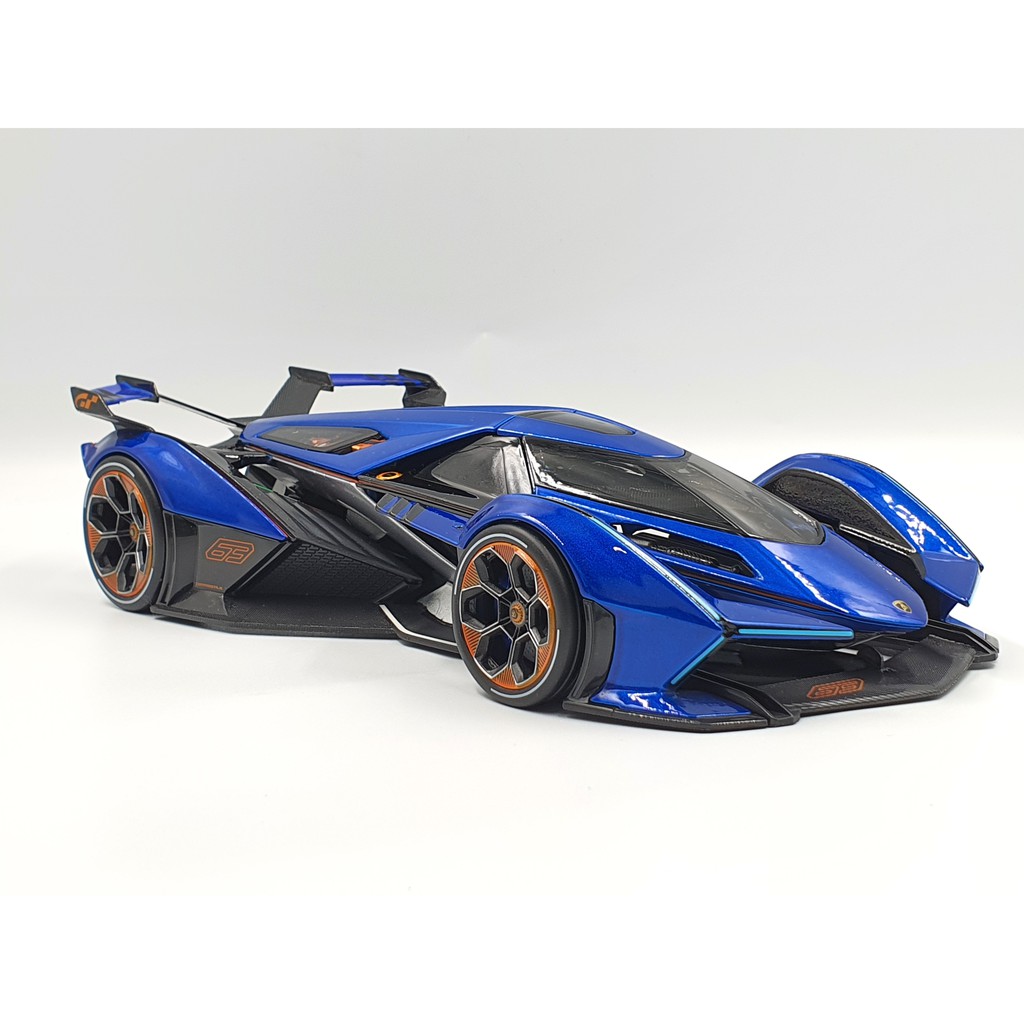 Xe Mô Hình Lambo V12 Vision Gran Turismo 1:18 Maisto ( Xanh Dương )