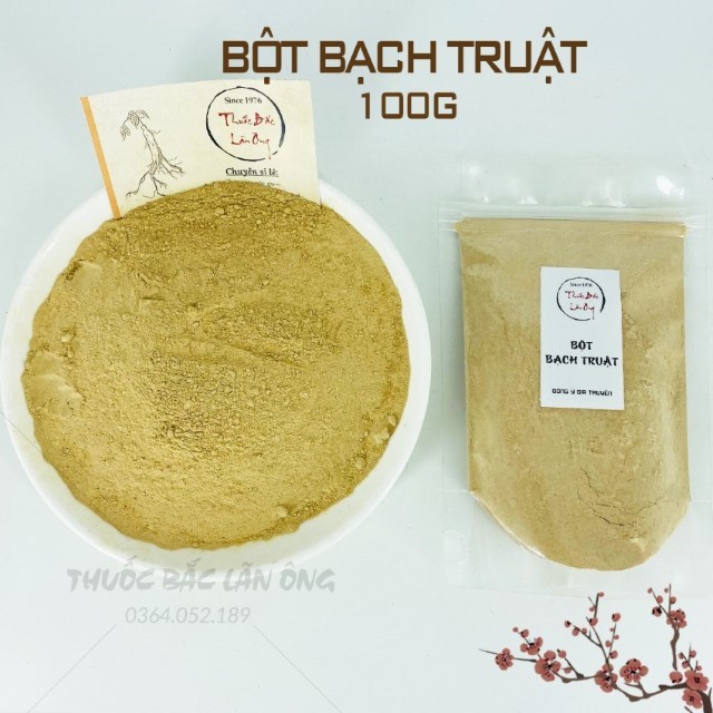 Bột Bạch Truật 100g (Bột Bạch Truật Nguyên Chất)