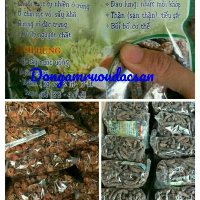 Combo đồ rừng nông sản chuối, táo