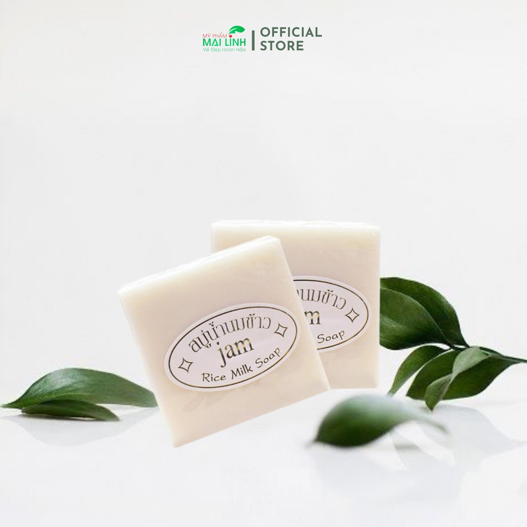 Xà Phòng Cám Gạo - Xà Bông Trắng Da Thái Lan Jam Rice Milk Soap