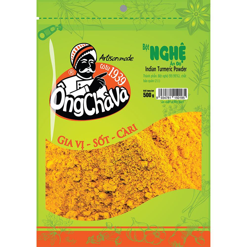 Bột Nghệ Ấn Độ Ông Chà Và 500gr (Indian Turmeric Powder grade A)