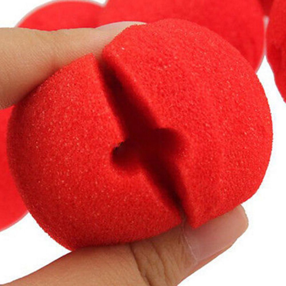 JESTINE Selling Costume Dress Party 10pcs Red Sale Ball Nose Magic Clown Comic/Multicolor