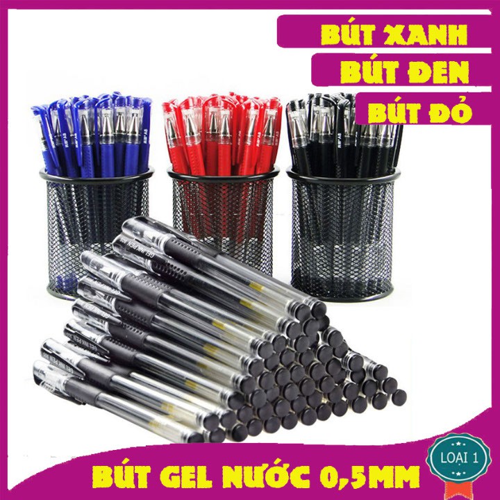 Bút bi dạng gel nước viết cực trơn, mực ra đều và liên tục, bút Gel, bút bi gel, khách sỉ inbox thương hiệu Vneeco