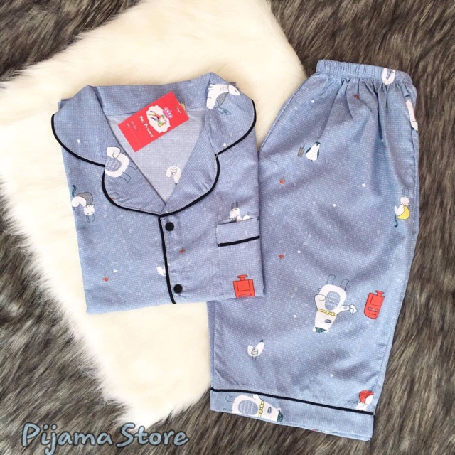 Bộ Ngủ Pijama Lửng Loại 1 Hình Mới Nhất | WebRaoVat - webraovat.net.vn