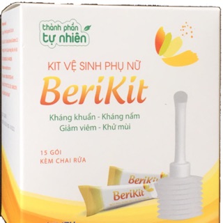 Kit vệ sinh phụ nữ 💕Berikit💕 giúp KHÁNG KHUẨN - KHÁNG NẤM - GIẢM VIÊM -KHỬ MÙI