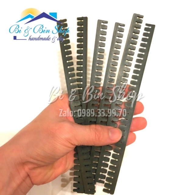 Thanh Nhựa Răng Cưa Định Vị Sợi Chuỗi Hạt Làm Rèm Sợi Pha Lê