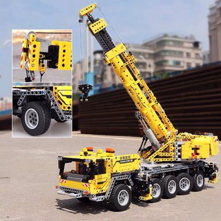 LEPIN MỚI - KING 90004 - MÔ HÌNH LẮP RÁP - LEGO TECHNIC 20004 XE CẨU TRỤC CÓ ĐỘNG CƠ