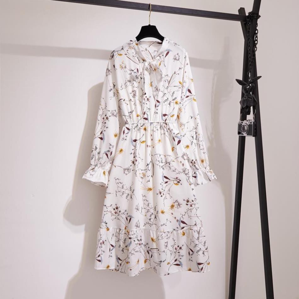 Váy hoa nhí vintage dáng dài bánh bèo tiểu thư ulzzang Hàn Quốc V26 - Peyy Clothing 🌟