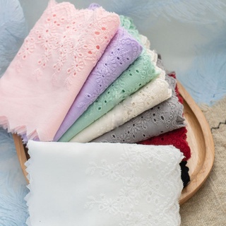 Cuộn vải ren 100% cotton rộng 11cm dài 1 yard