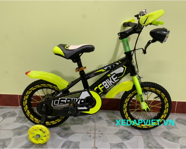 Xe đạp có đèn cao cấp cfbike 12 - 14 - 16