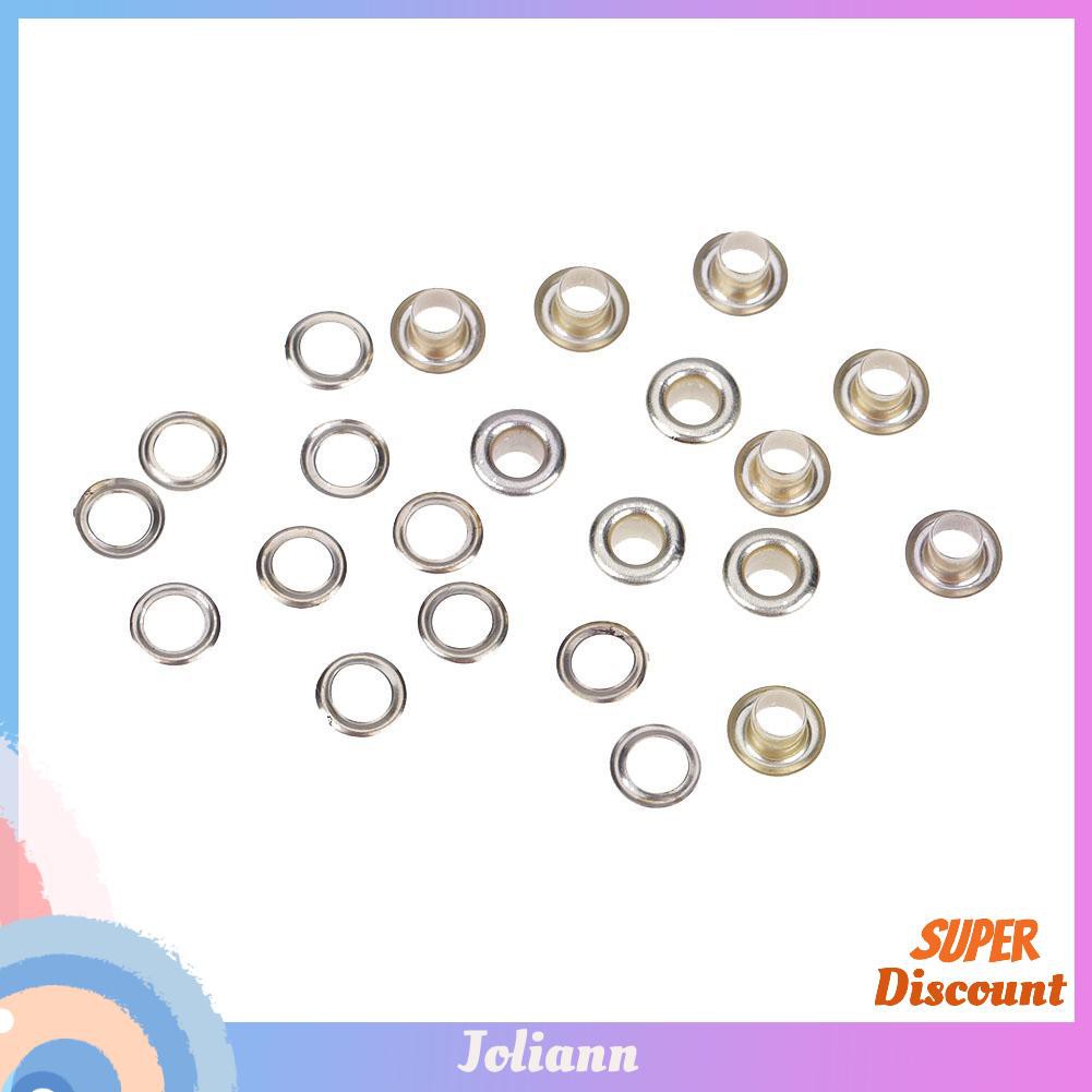 joliann1. 100sets Eyelet with Washer Leather Craft Repair Grommet 4mm 5mm 6mm 8mm