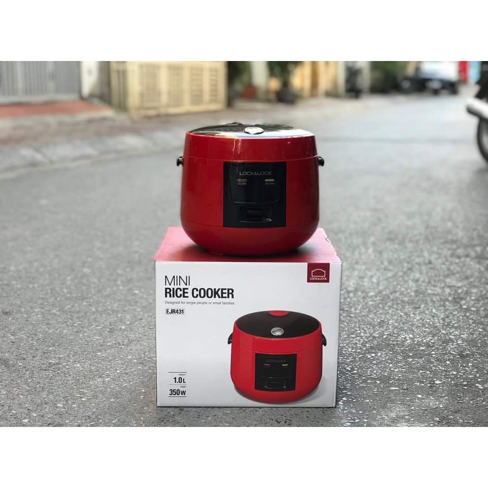 GIÁ RẺ VÔ ĐỊCH! NỒI CƠM ĐIỆN MINI DUNG TÍCH 1L LOCK&LOCK-EJR431 | BigBuy360 - bigbuy360.vn