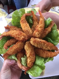 Tôm tẩm bột chiên xù