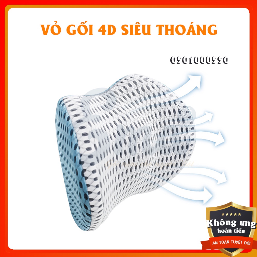 Gối kê lưng Ema cho người đau mỏi thắt lưng, thoát vị đĩa đệm, bà bầu, người cao tuổi, dân văn phòng...