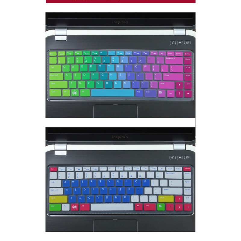 Miếng dán silicone siêu mỏng bảo vệ bàn phím máy tính Dell Inspiron 14r-5420 5421