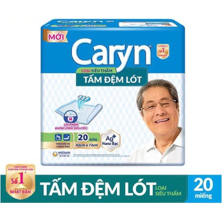 TẶNG 2 MIẾNG - TẤM ĐỆM LÓT SIÊU THẤM CARYN L20