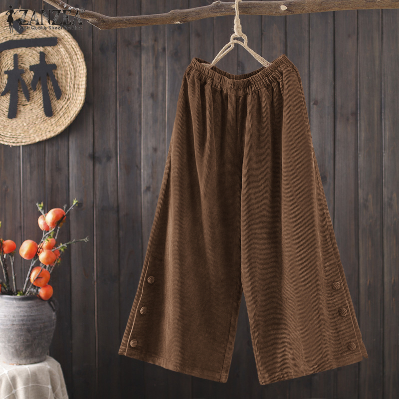 Quần Dài Ống Rộng Xẻ Tà Thời Trang Cho Nữ | BigBuy360 - bigbuy360.vn