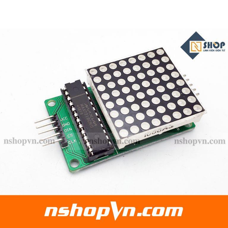 Module mạch hiển thị 1 Led ma trận MAX7219CNG / MAX7219CWG IC SMD
