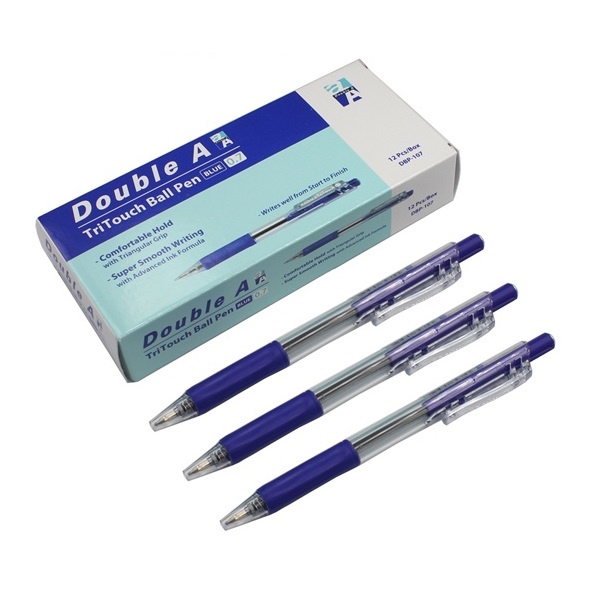 Bút bi Double A Tritouch DBP-107 0.7mm mực xanh - 1 cây