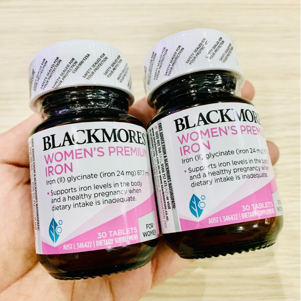 Sắt Bà Bầu Blackmores Iron Pregnancy Lọ 30 viên [Úc]