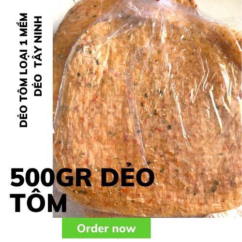 0.5kg Bánh tráng dẻo tôm Tây Ninh, bánh loại 1 ngon,cay, mềm dẻo