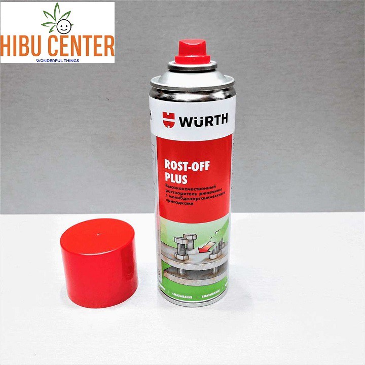 Chất Phá Gỉ Bu lon WURTH Rost-Off-Plus 0890200 300ml - Thùng 12 chai