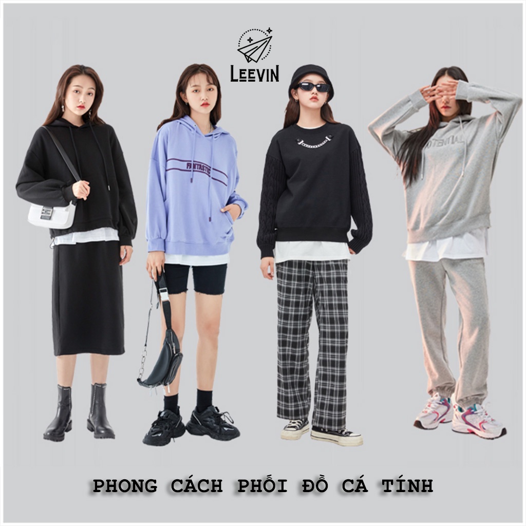 Chân Váy Chữ A Mặc Ngoài Che Khuyết Điểm Phối Phong Cách Hàn Quốc Thời Trang Màu Trắng Đen Leevin Store | BigBuy360 - bigbuy360.vn