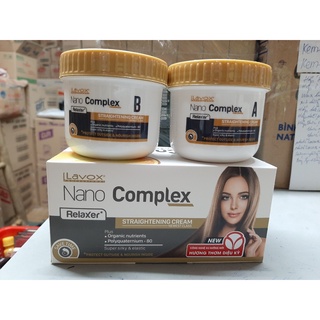 (1 cặp 2 hủ)Duỗi Tóc LAVOX Nano Complex 150ml