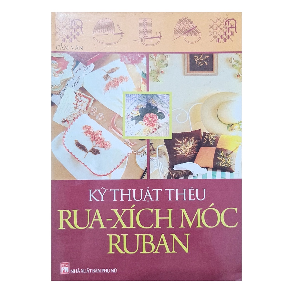 Sách - Kỹ thuật thêu rua - xích móc ruban