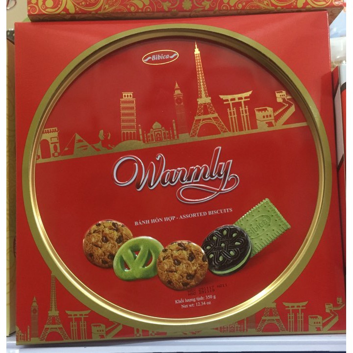 Bánh Hộp sắt Warmly 350g BIBICA