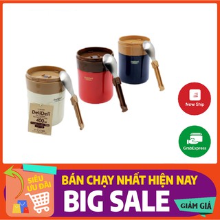 [3 màu] Bình ủ cháo, đựng cơm giữ nhiệt  kèm thìa Pearl Lilfe 400ml ( giữ nhiệt tới 6 tiếng)