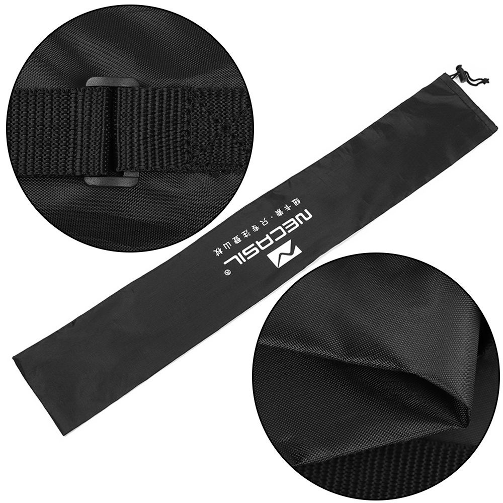 Túi Đựng Gậy Leo Núi Bằng Vải Oxford Màu Đen Dài 70cm Chống Thấm Nước Kèm Dây Đeo Và Túi Đựng Tiện Dụng