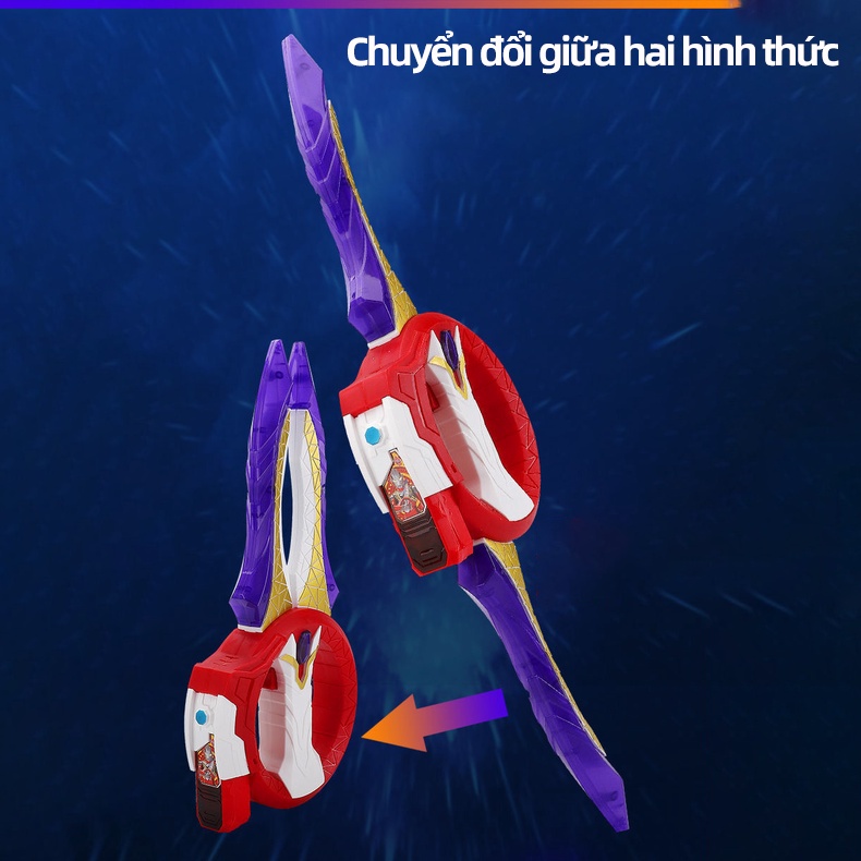 Ultraman Trigger: New Generation Tiga GUTS Siêu nhân điện quang Đồ chơi cậu bé biến hình thiết bị định hình đồ chơi cho bé trai
