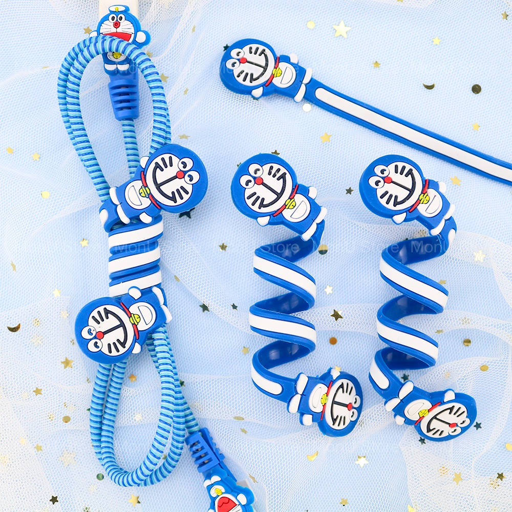 Dây buộc cáp sạc USB, dây điện,... hình DORAEMON DOREMON dễ thương cute MON0242 TooYoo