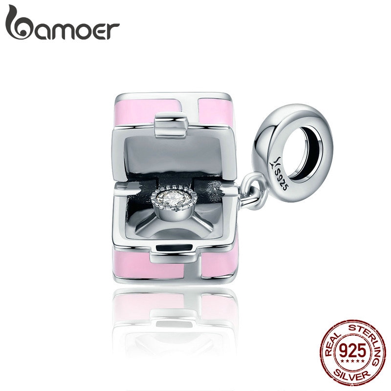 BAMOER Mặt Dây Chuyền Bạc 925 DIY SCC549 Thời Trang Nữ