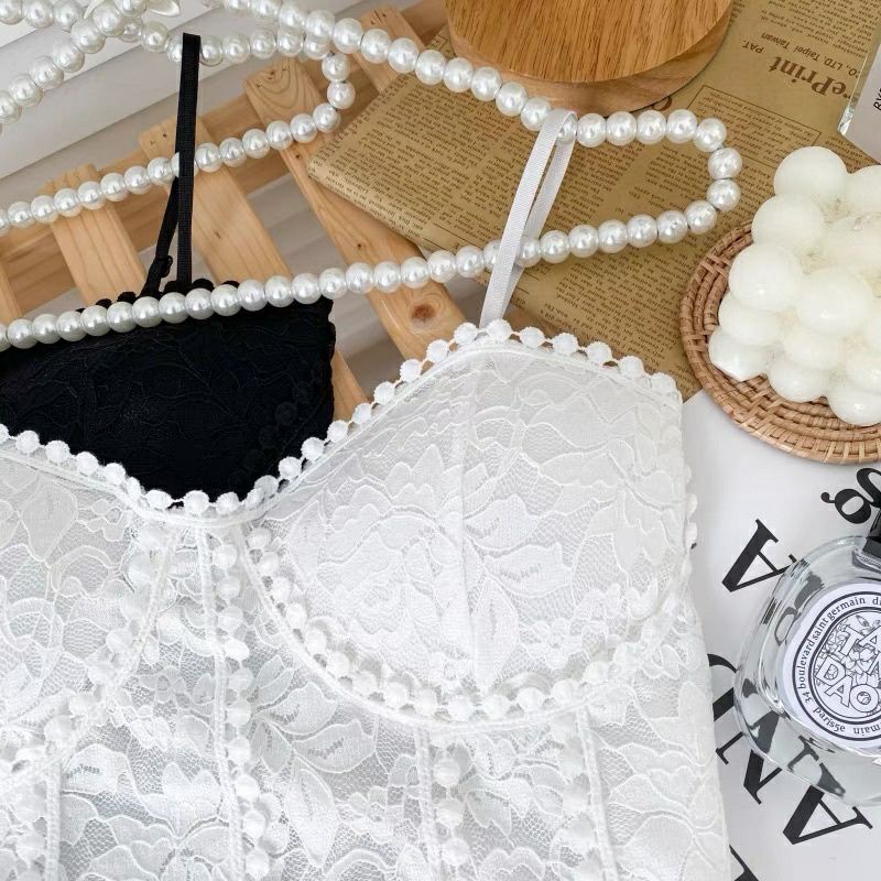 Áo bra ren cúp ngưch sexy áo ren croptop