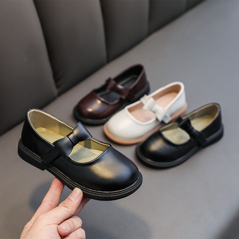 [Hàng sẵn] Giày búp bê da Pu mềm 3 màu sắc cho bé gái