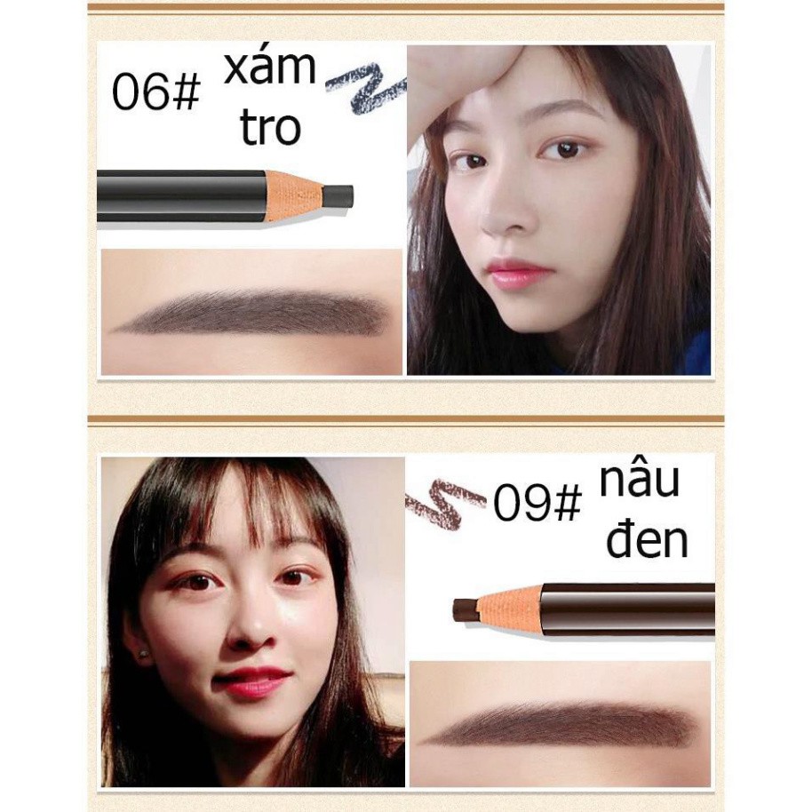 Chì xé 💕FREESHIP💕 Chì kẻ mày lẻ 1 cây, vẩy sợi cứng, hàng chính hãng nội địa trung | BigBuy360 - bigbuy360.vn