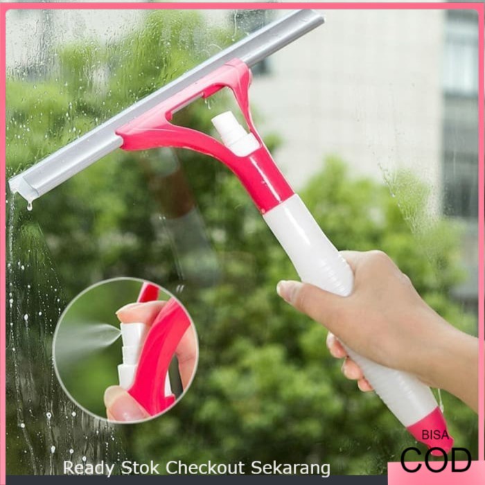 Bộ dụng cụ vệ sinh cửa kính 2 trong 1 | BigBuy360 - bigbuy360.vn