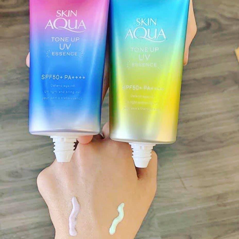 Kem chống nắng Skin Aqua Tone Up mẫu mới 2020 nhật bản
