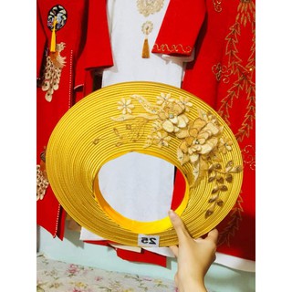 Khăn xếp 30 vòng ren 3D