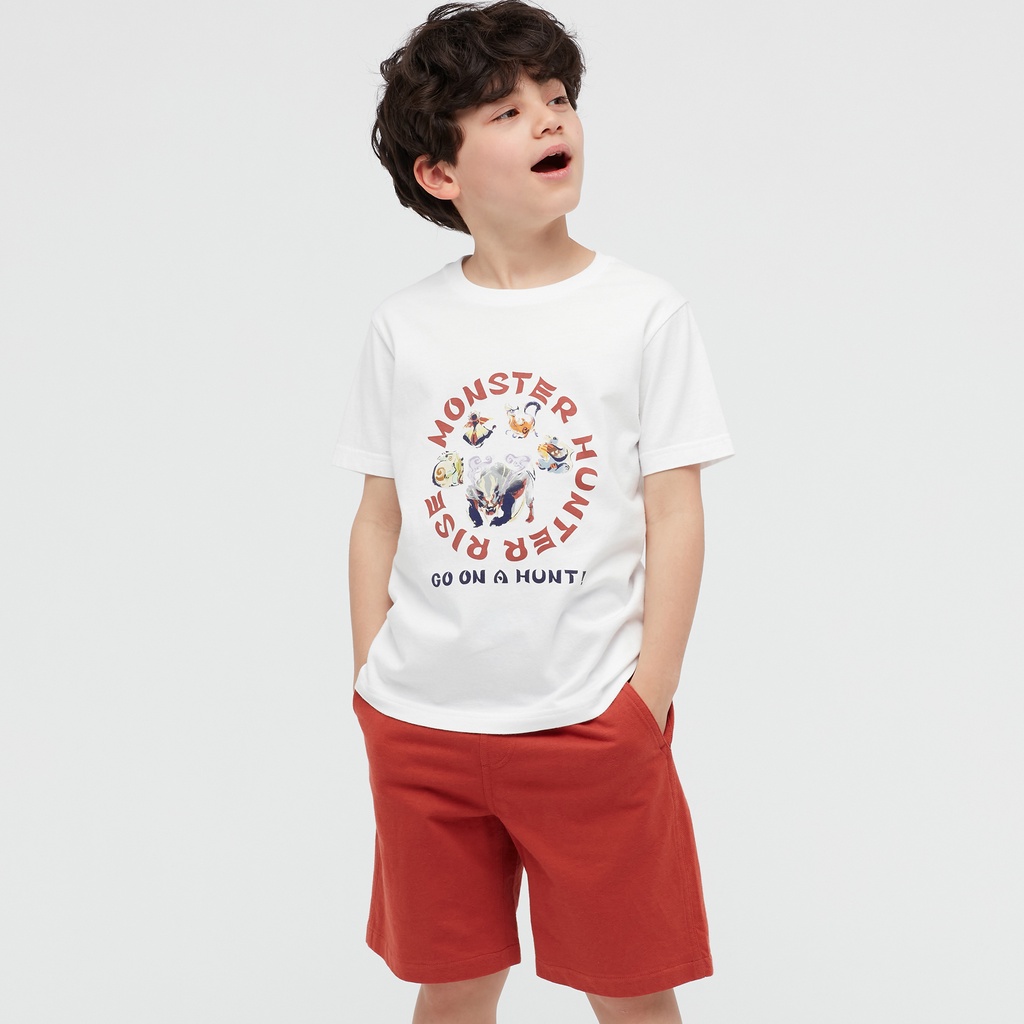 [UNIQLO Nhật Chính Hãng] Áo phông UT Kids Trẻ em Monster Hunter Rise ❤️