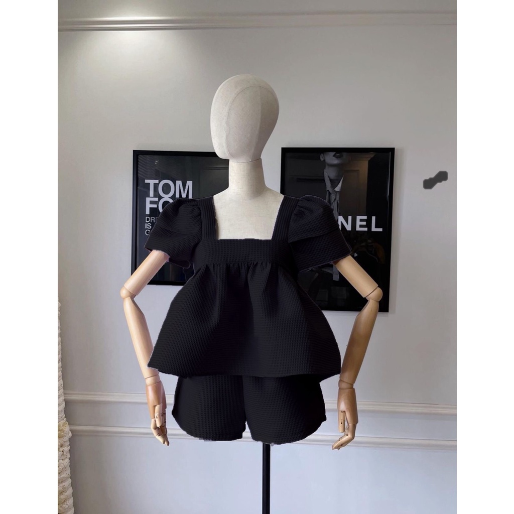 Set Bộ Áo Babydoll Quần Ngắn Mã T7