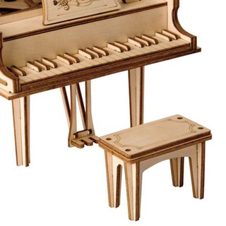 Đàn Piano bằng gỗ xếp hình 3D