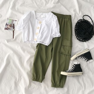 Áo sơ mi croptop