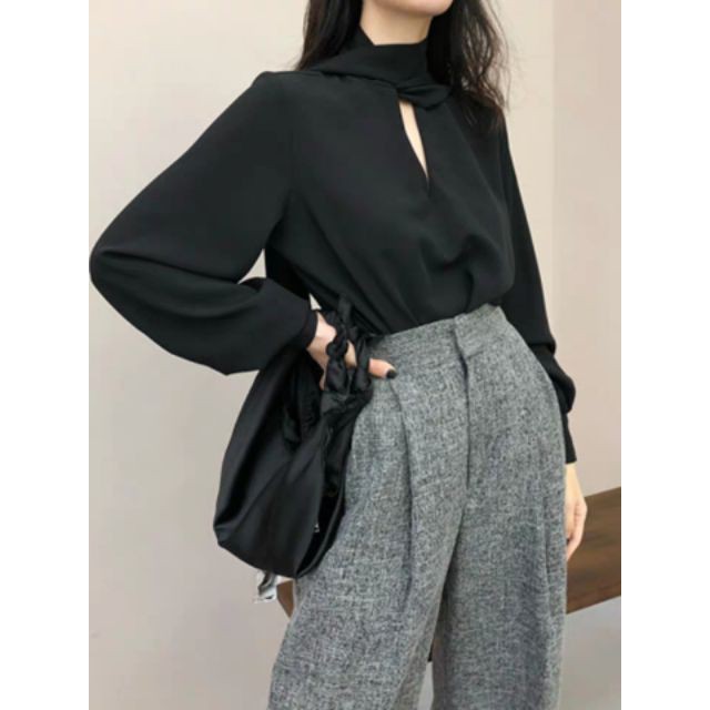 ÁO SƠ MI CỘT NƠ ĐIỆU ĐÀ DỄ MẶC