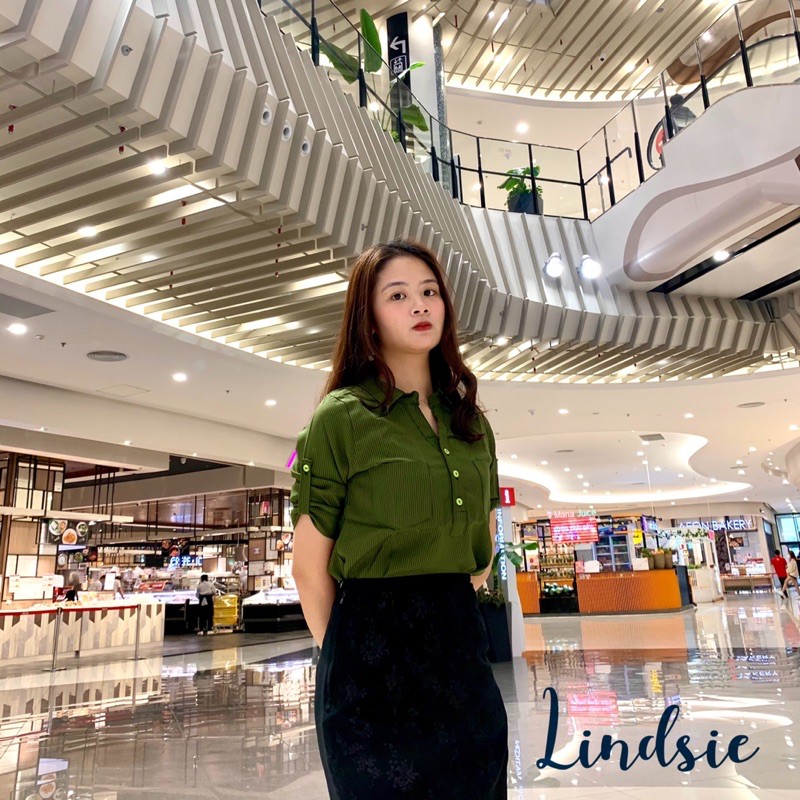 Áo Sơ Mi Đũi, Áo sơ mi Công Sở Dáng Cơ Bản Chất Liệu Mềm, Thoáng Mát 🍀Lindsie Store🍀